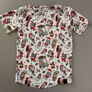 Kids Cartoon Print T-Shirt - White